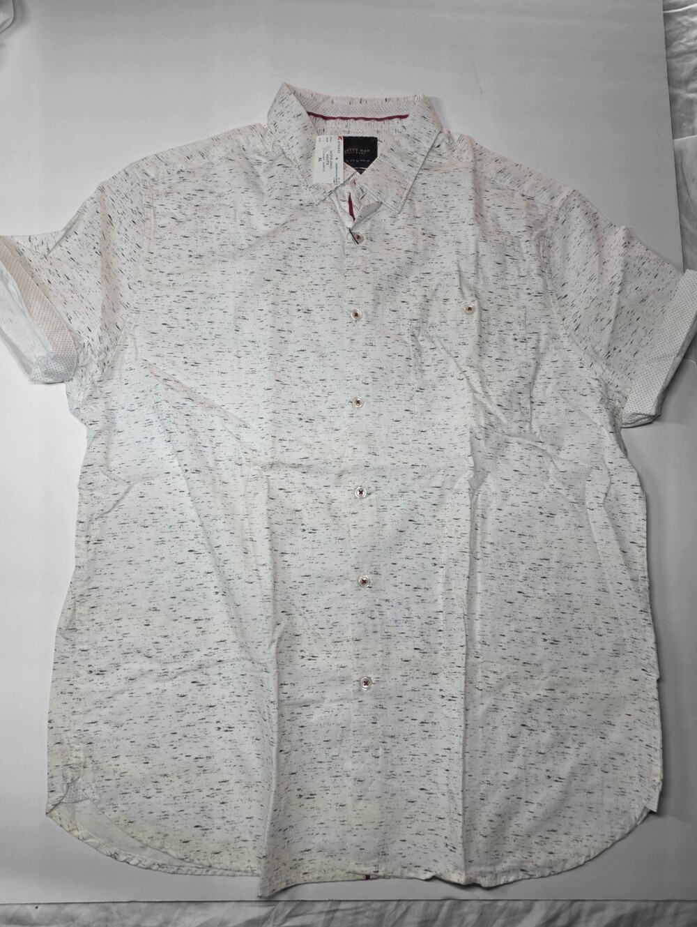 Men's Cactus Man Ricky Singh XL Short Sleeve Button-Down Shirt white